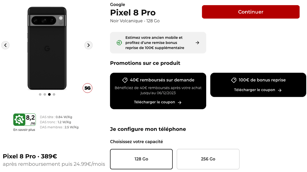 Google Pixel 8 Pro en promo Free