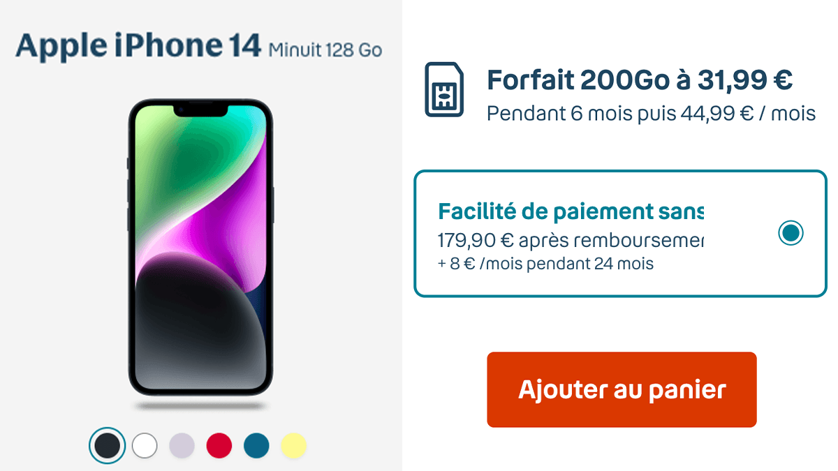 Bouygues Telecom forfait 5G et iPhone 14 pas cher