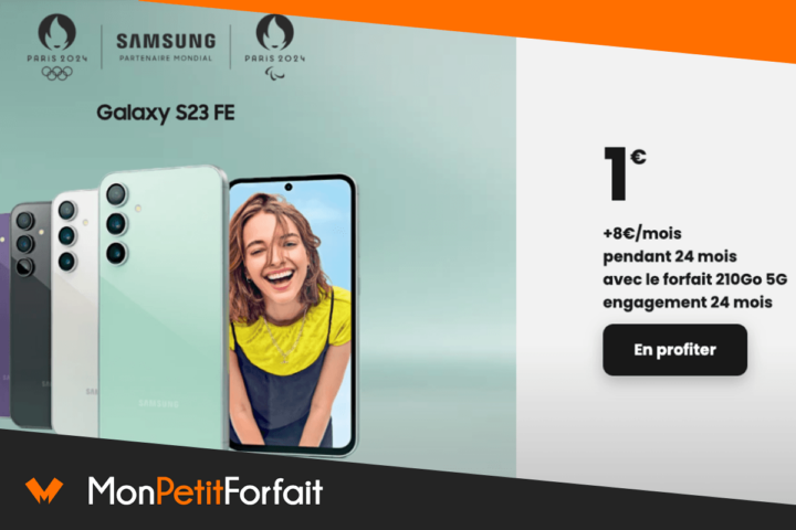 Le Samsung Galaxy S23 FE en promotion