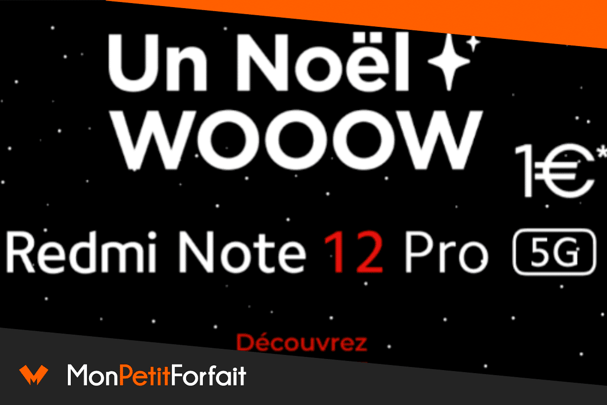 Xiaomi Redmi Note 12 Pro à 1€