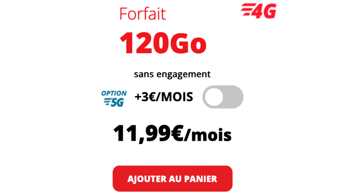 Forfait mobile en solde d'Auchan télécom