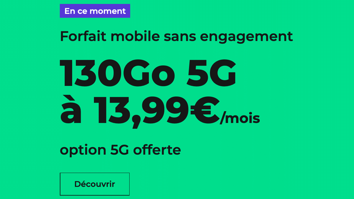 Forfait mobile en solde de RED by SFR