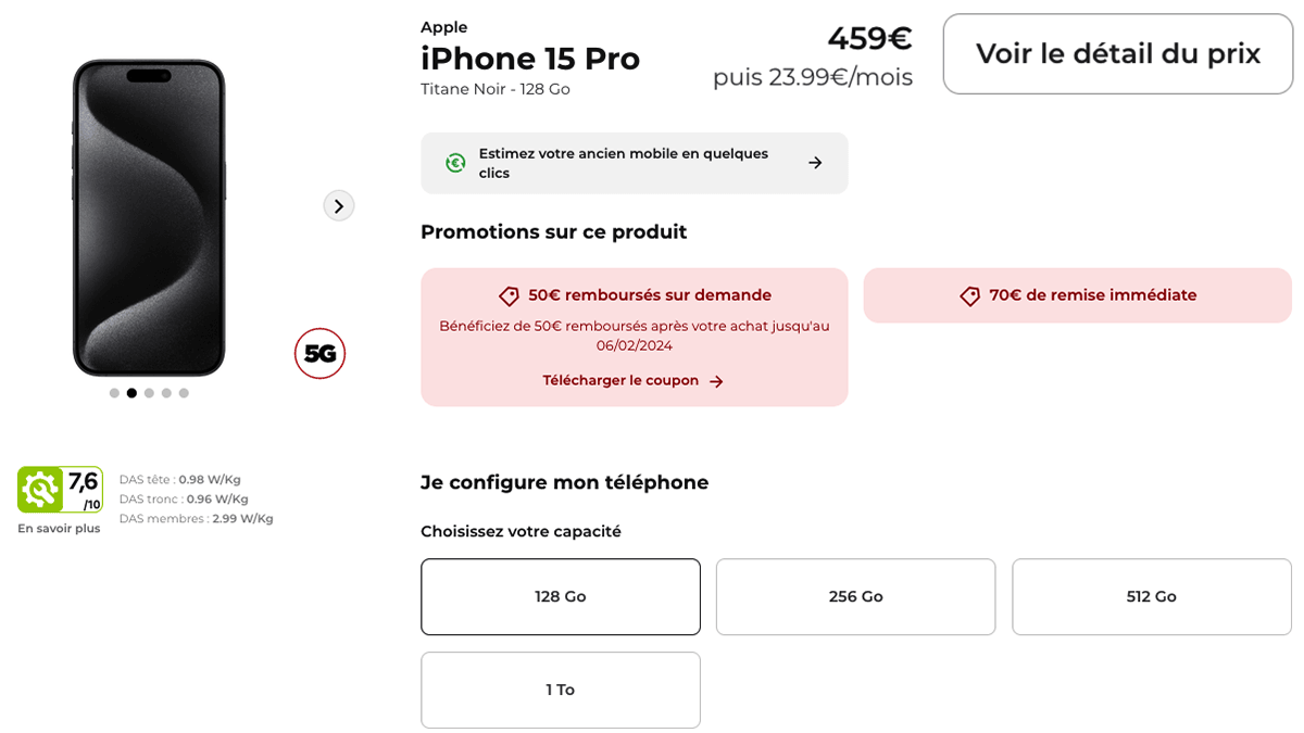 iPhone 15 Pro Free