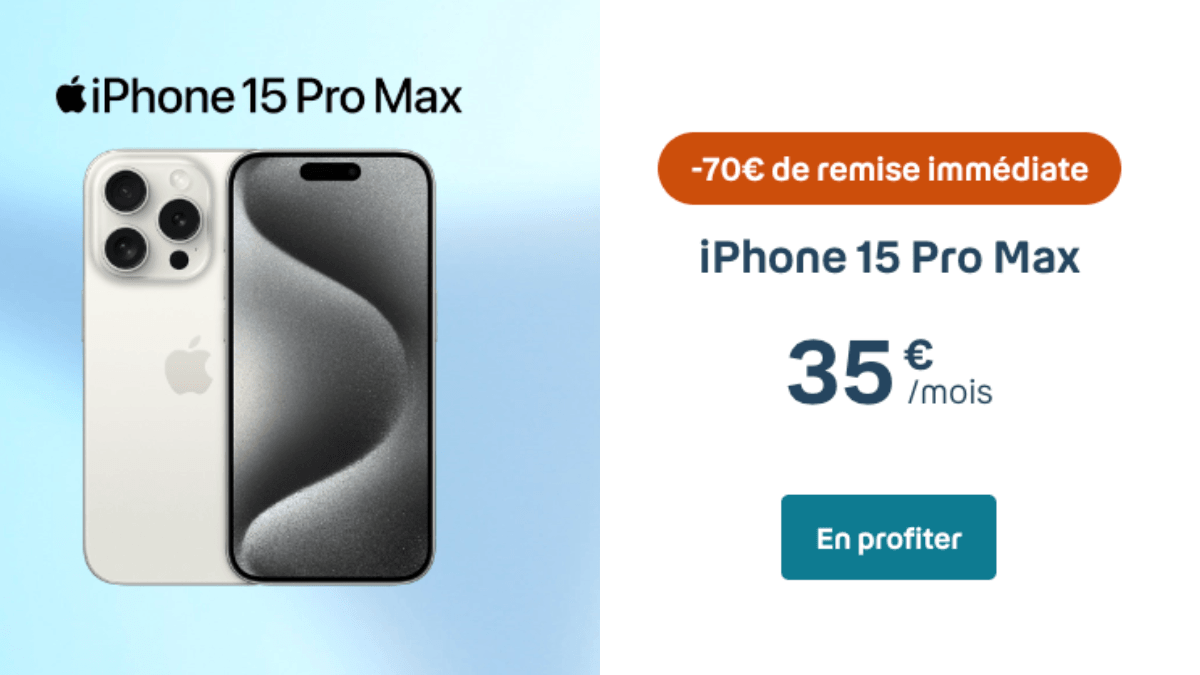 iPhone 15 Pro Max en promo