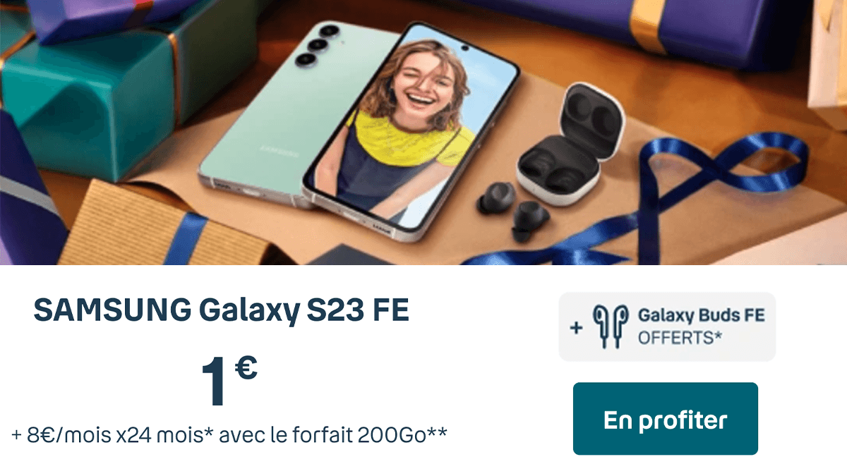 Bouygues Telecom forfait mobile et S23 FE en promo