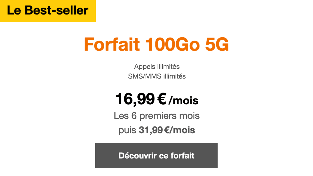 Comparatif de forfait 100 Go 3 offres en 5G à partir de 16€/mois — free download