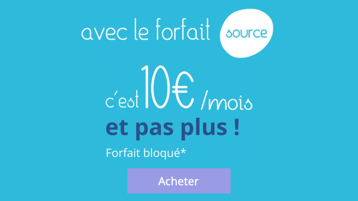 Forfait solidaire Source Mobile