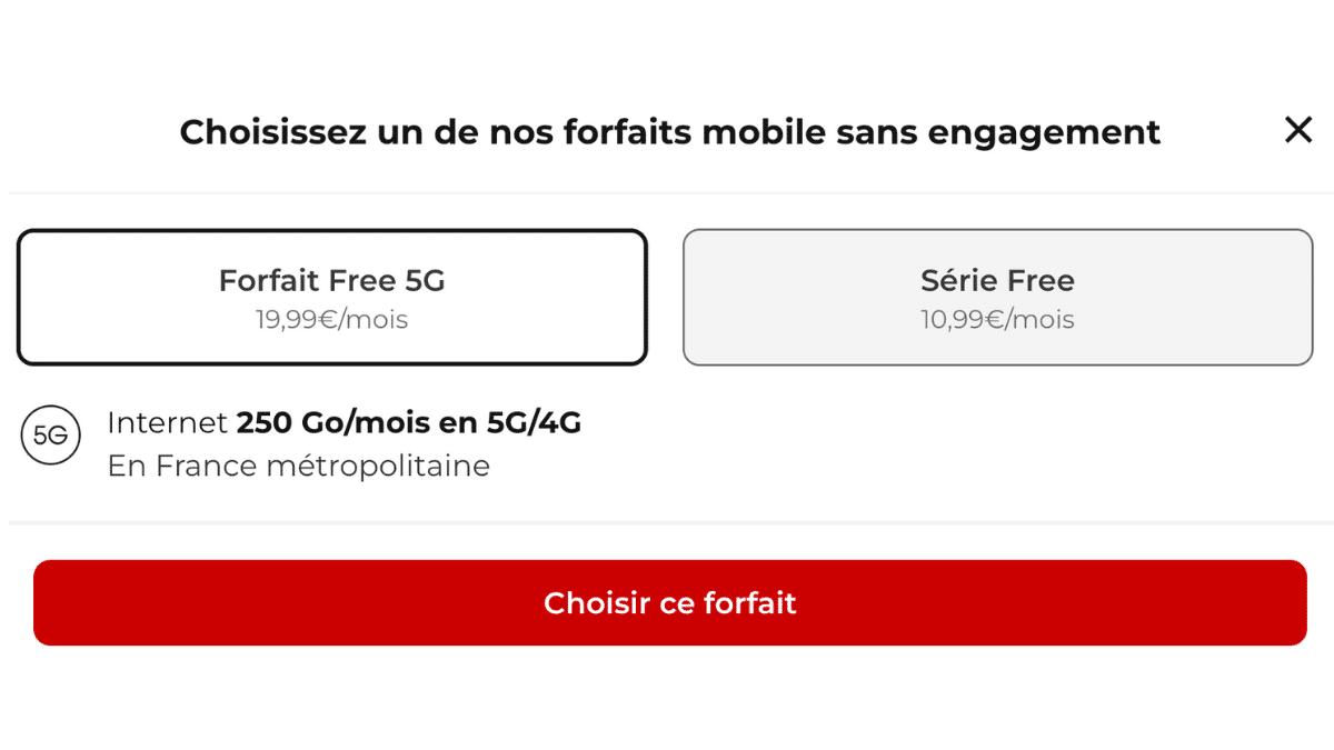 La 5G de Free avec l'iPhone 15