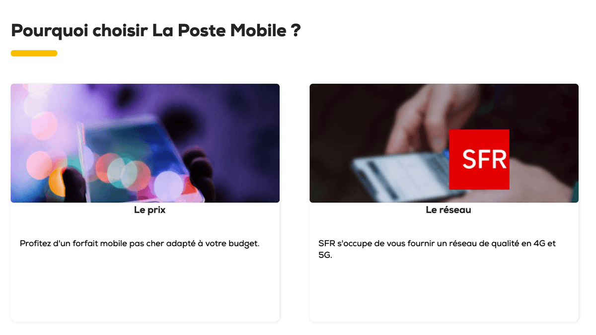 La Poste Mobile Bouygues Telecom