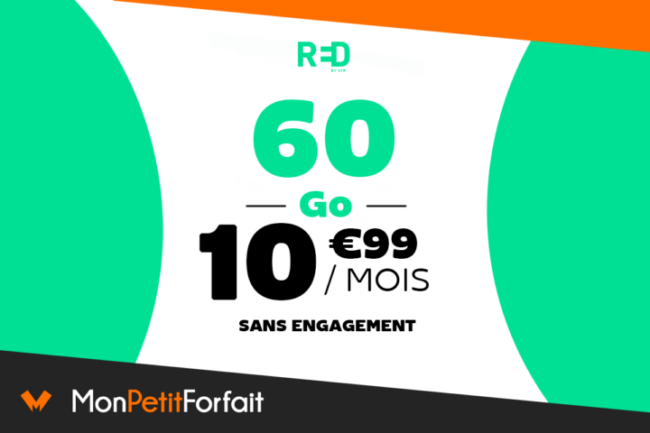 Forfait mobile RED 60 Go