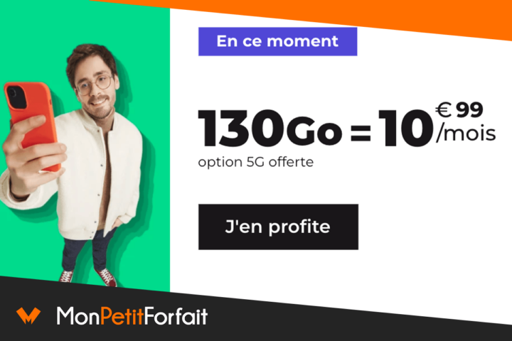 Forfait mobile 5G de RED by SFR et B&YOU