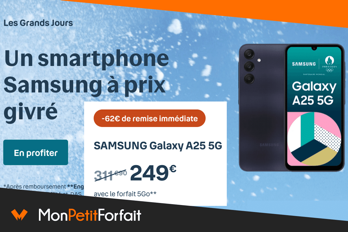Samsung Galaxy A25 en promo