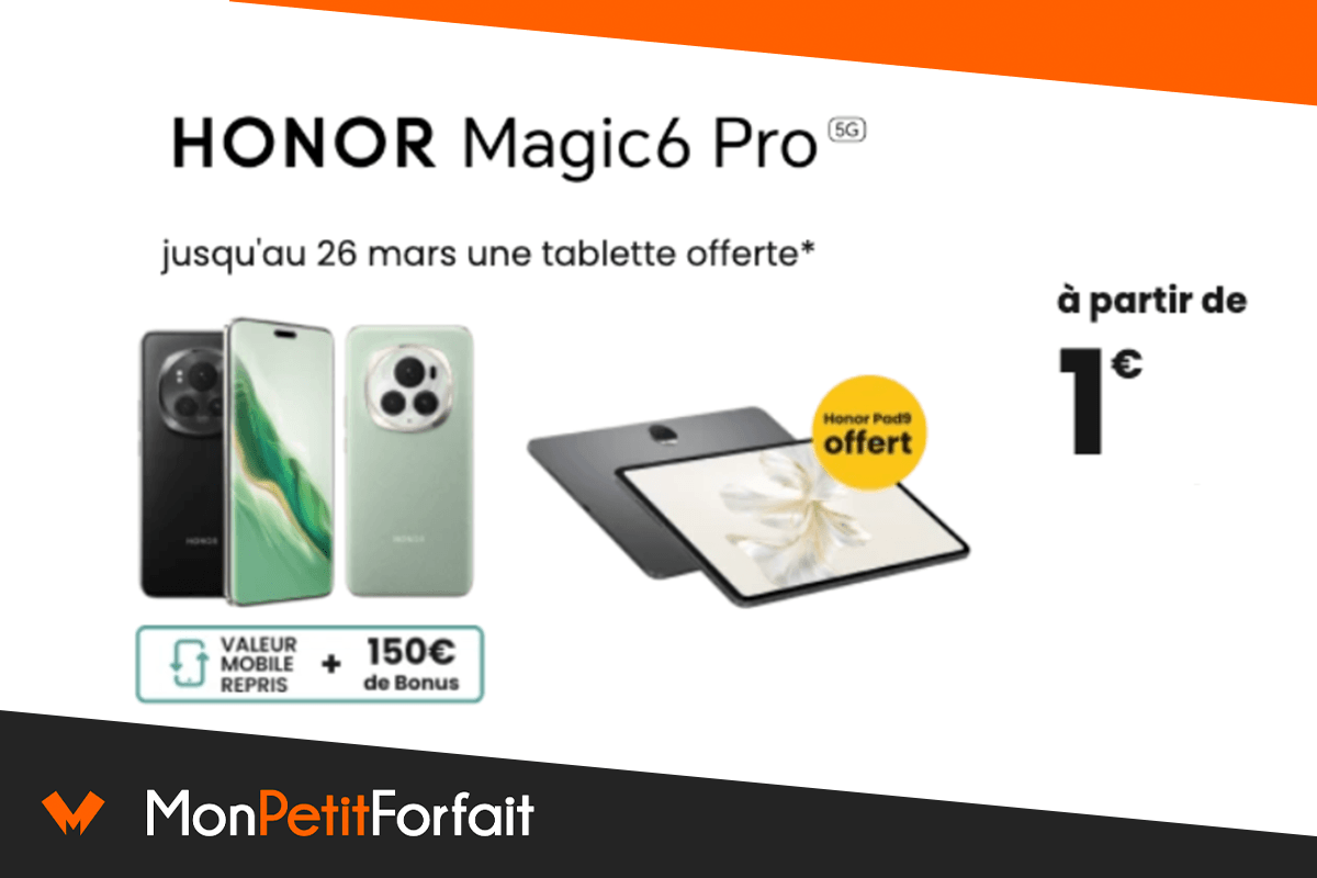 Honor Magic6 Pro dès 1€