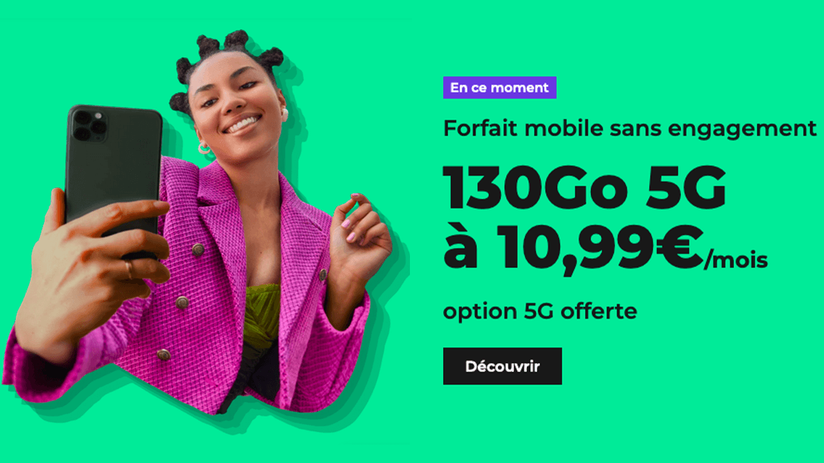 Forfait pas cher 130 Go RED by SFR