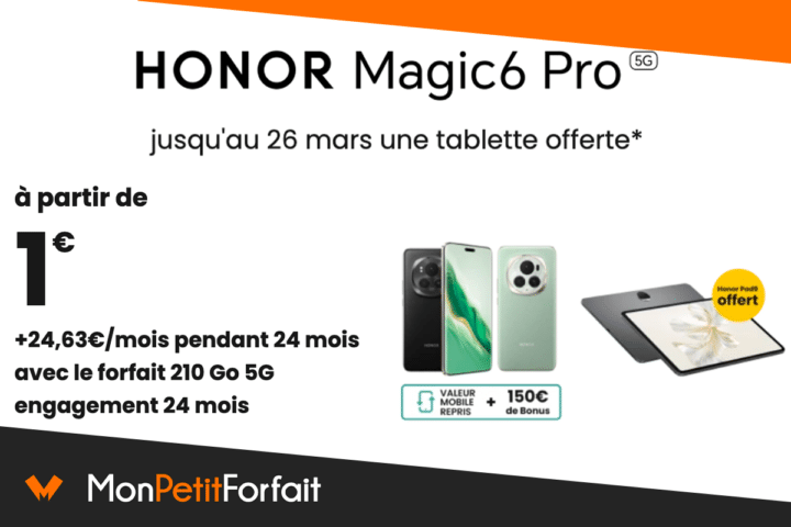 Honor Magic6 Pro et Lite SFR