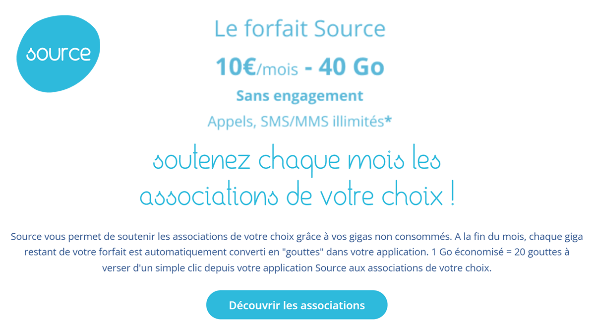 Source Mobile forfait à 10€