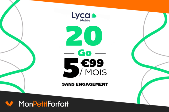 Forfaits 5G avec Lycamobile
