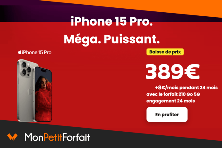SFR iPhone 15 Pro en promo