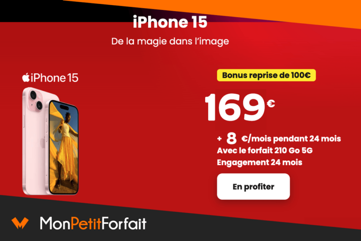 SFR iPhone 15 en promo