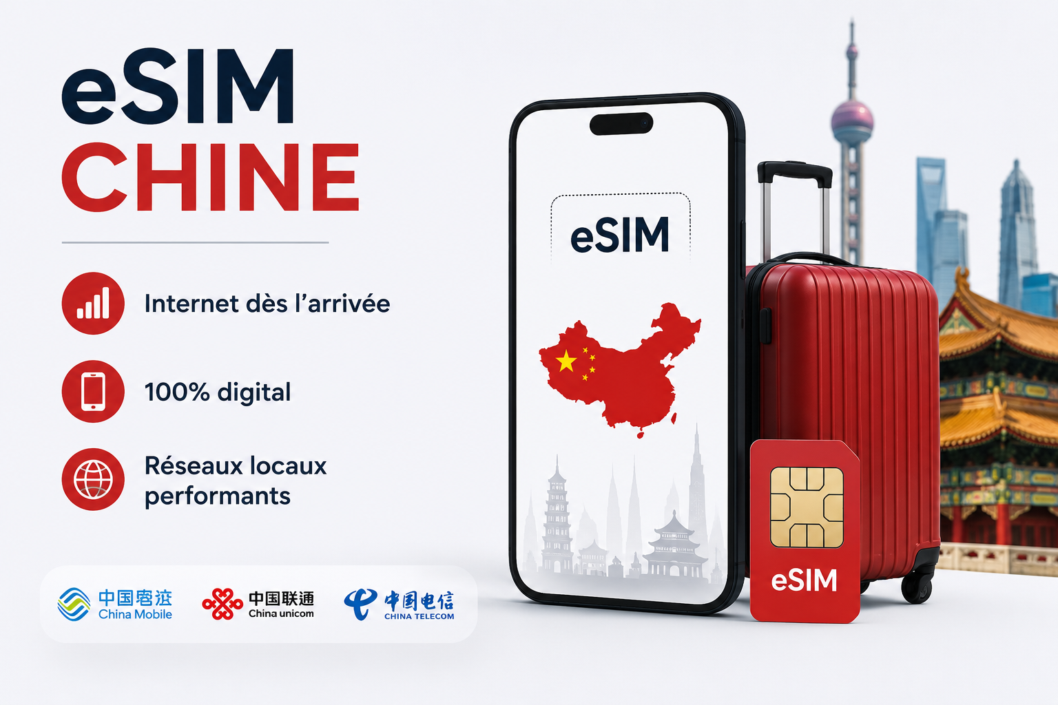 Meilleure eSIM en Chine (avec comparatif pour voyager — free download