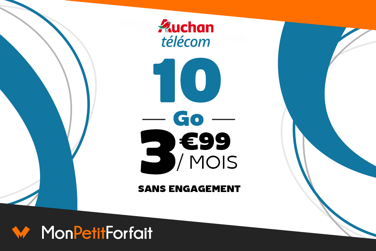 Ces forfaits à moins de 5€ proposent 10 à 30 Go, sans engagement — free download