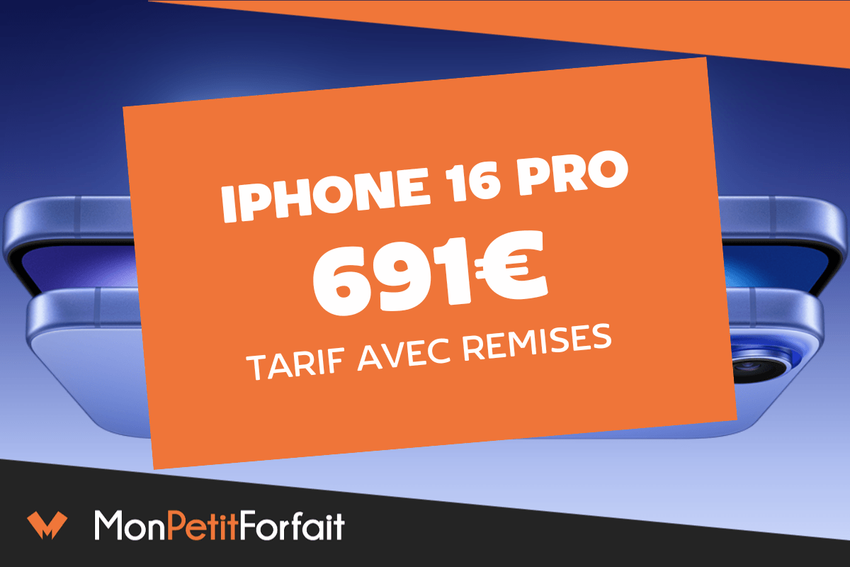 Chez SFR, l'iPhone 16 Pro est disponible avec 250€ de remise
