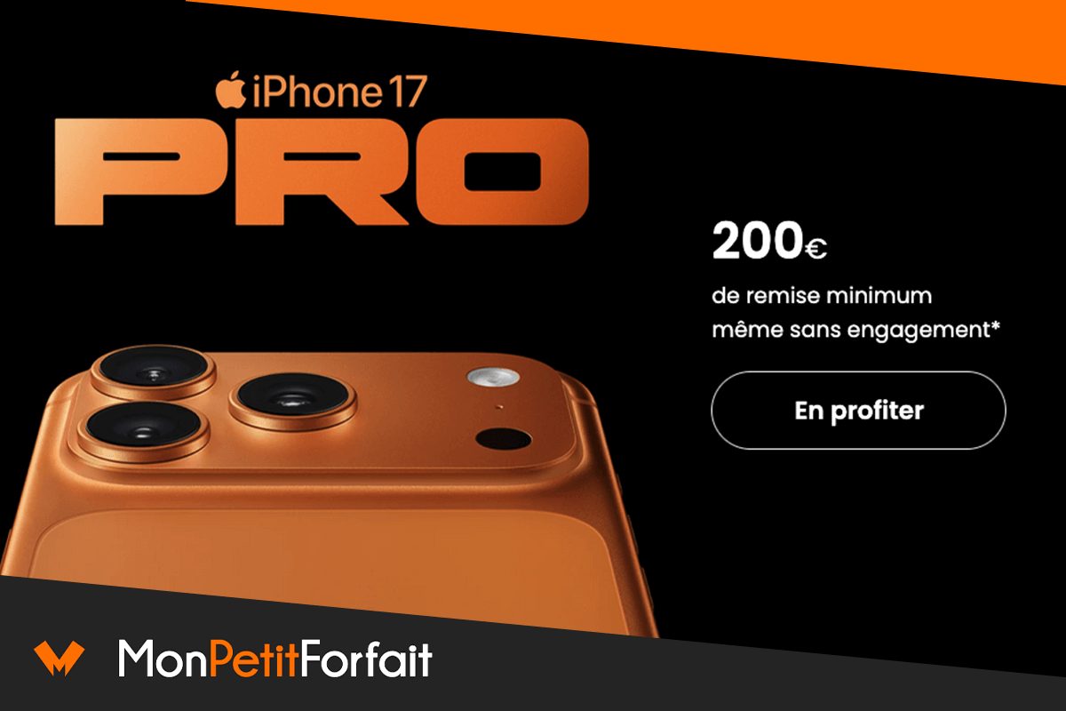 Smartphone Apple : l'iPhone 17 Pro au meilleur prix chez SFR