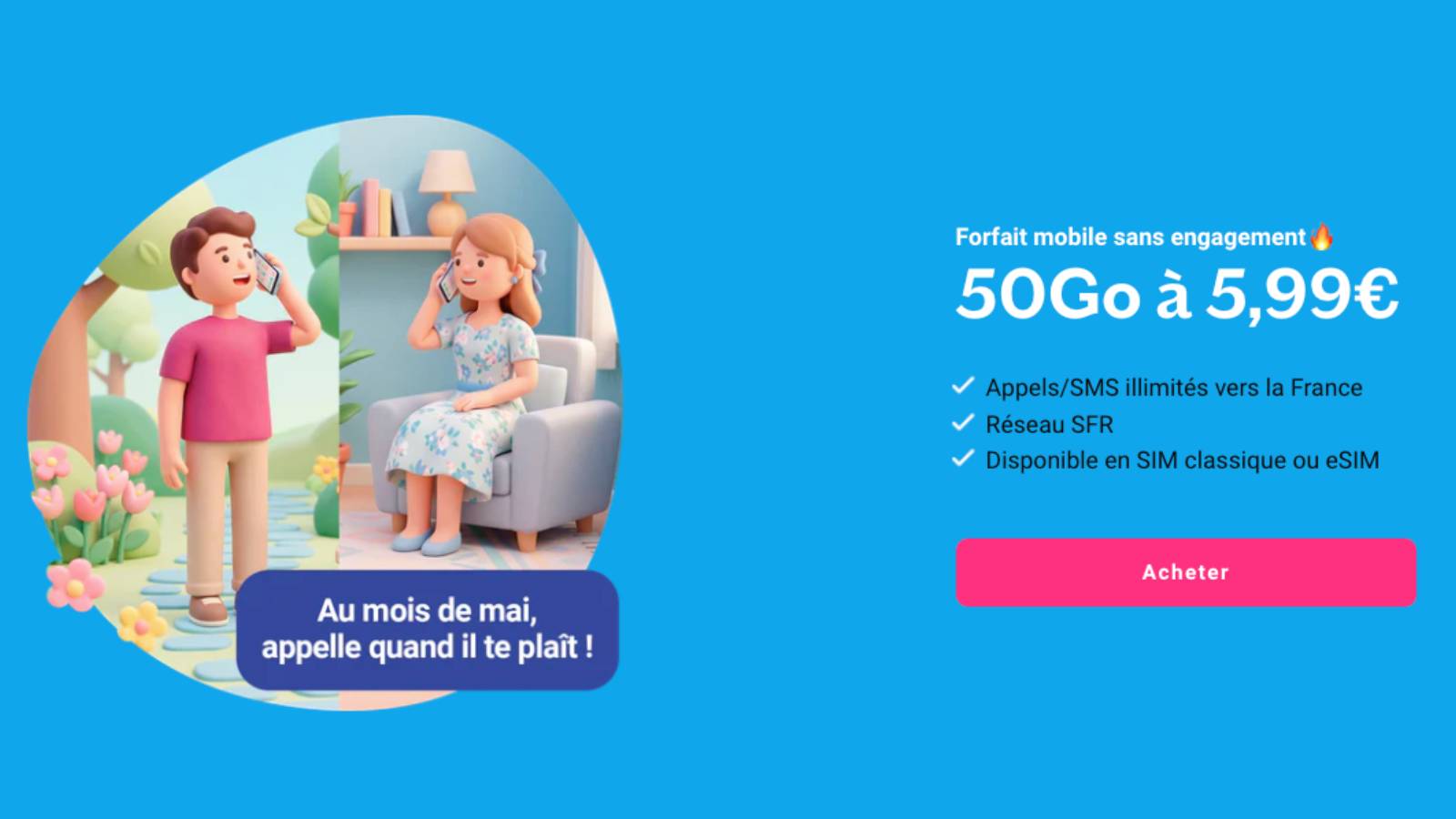 5,99€/mois pour 50 Go : le roi du rapport qualité/prix, c'est Lebara
